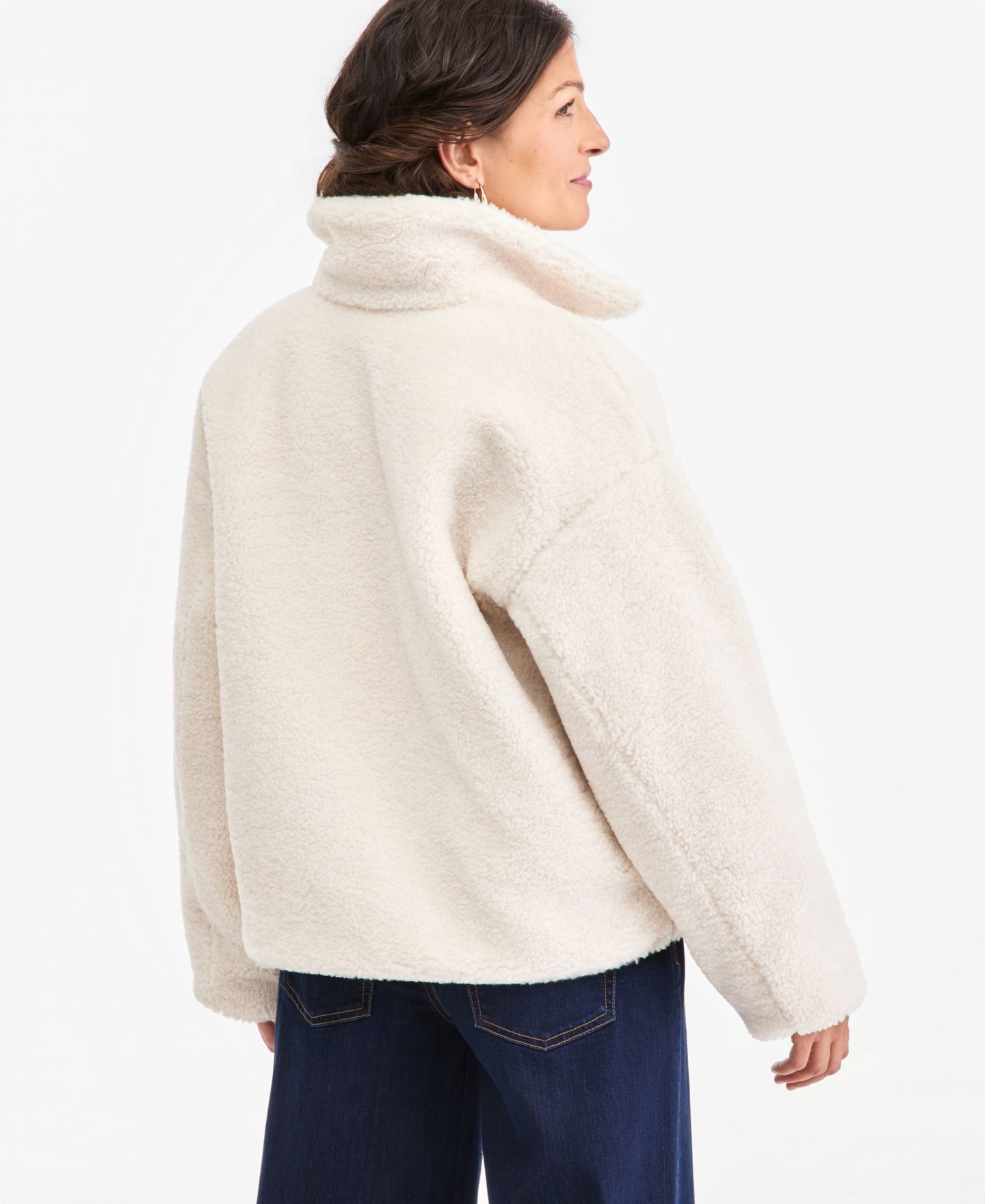 Женская куртка Style & Co Petite Quilted Reversible Mock-Neck, цвет: Palomino — фото 5