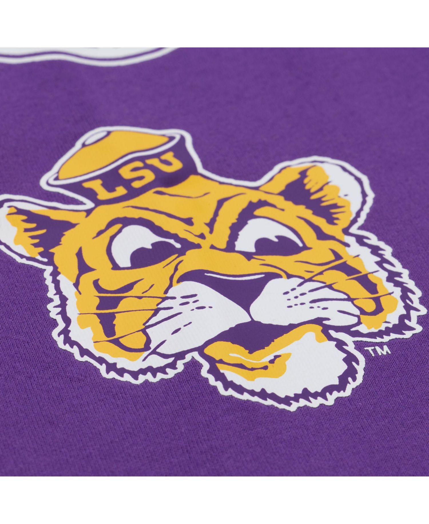 Men's Purple LSU Tigers Double Clutch Premium T-Shirt