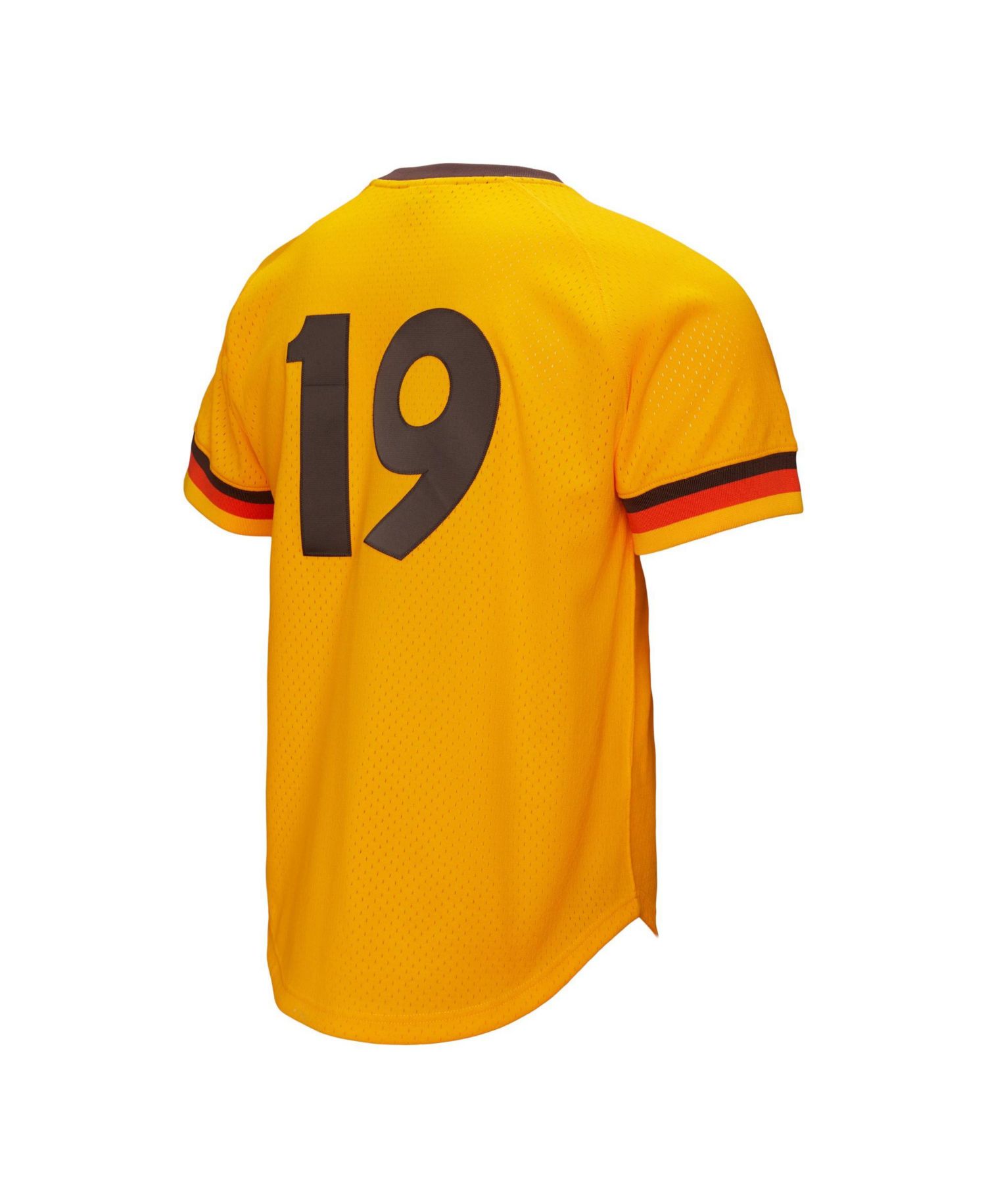 Men's Tony Gwynn Gold San Diego Padres Big Tall Cooperstown Mesh Batting Practice Jersey
