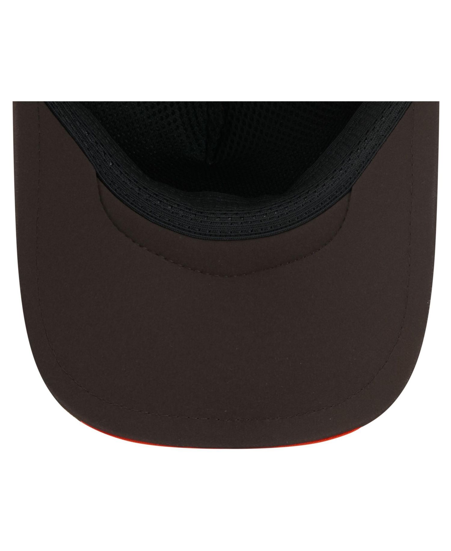 Men's Brown Cleveland Browns 2026 Sideline Apex 9FORTY Adjustable Trucker Hat
