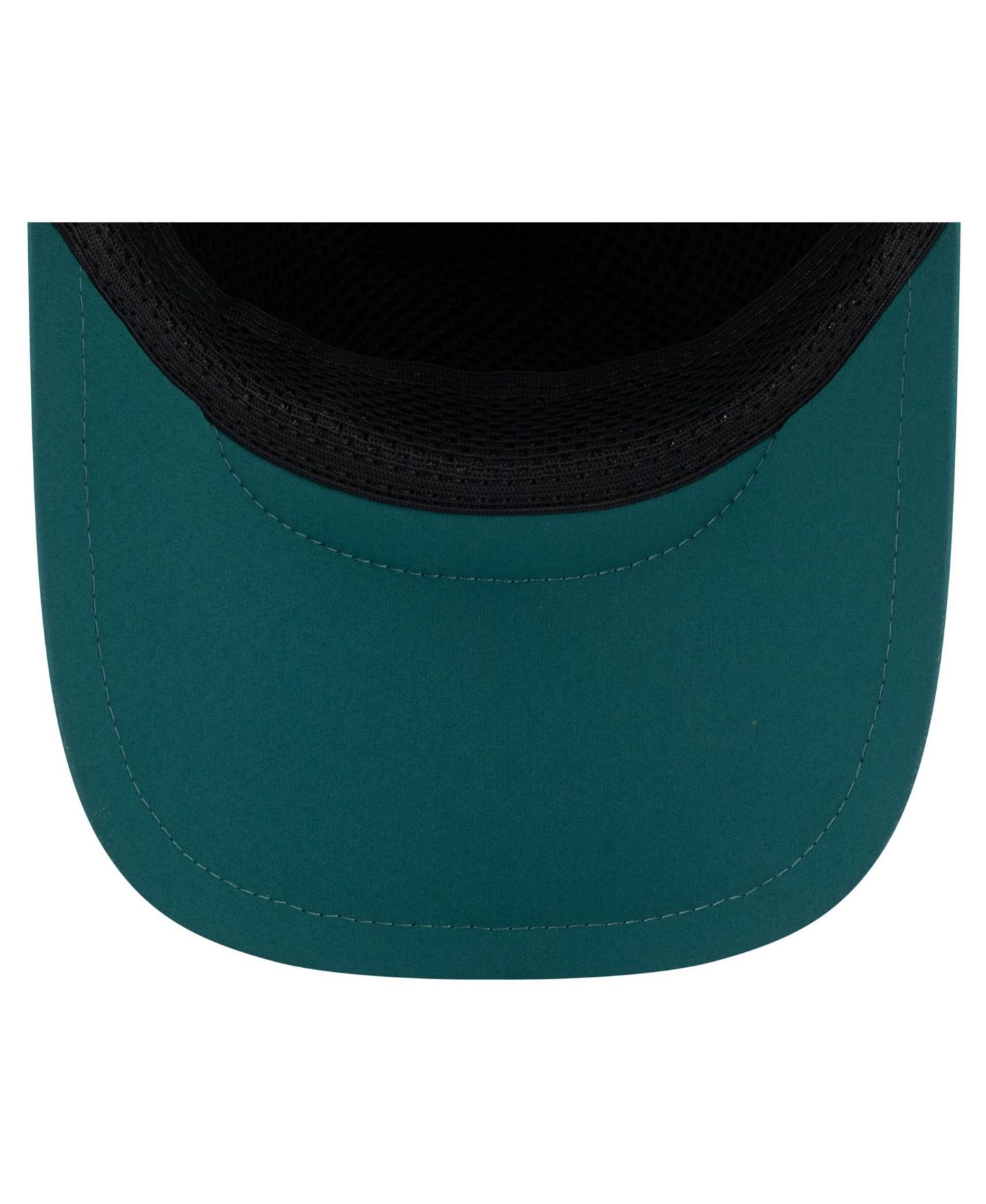 Мужская кепка New Era Midnight Green Philadelphia Eagles 2026 Sideline Apex 9FORTY Adjustable Trucker Hat — фото 2