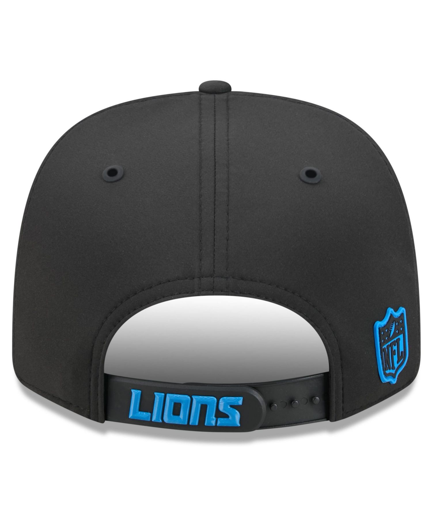 Men's Black Detroit Lions 2026 Sideline 9SEVENTY Adjustable Hat