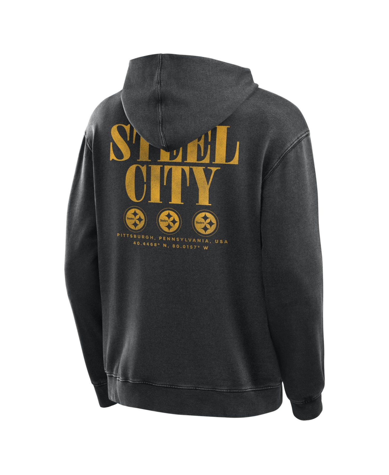 Men's Black Pittsburgh ST-Shirtlers Relaxed Intense Rivalry French Terry Hoodie
