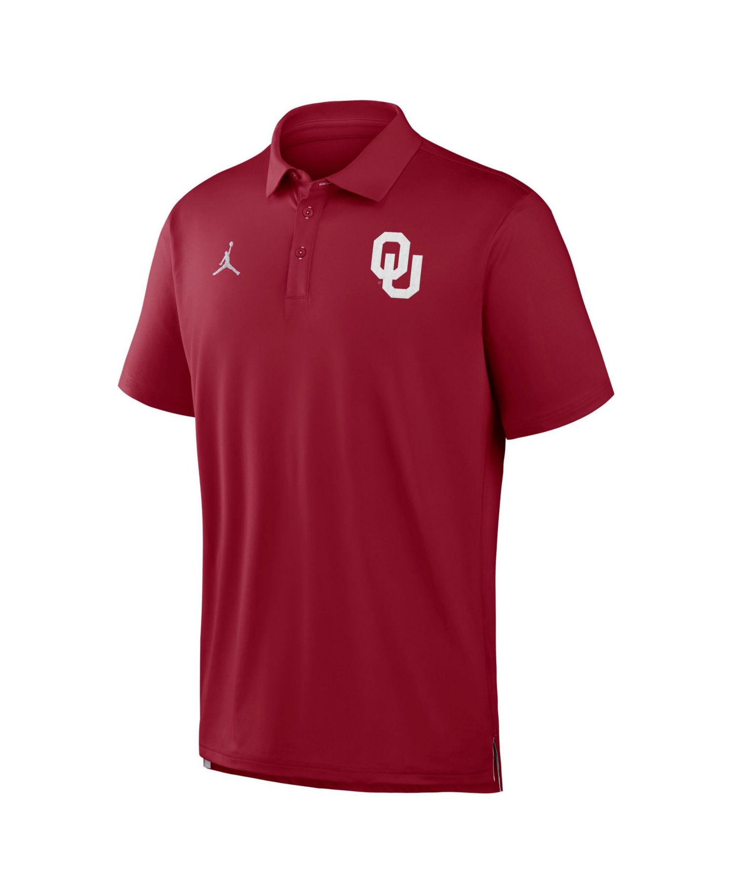 Men's Crimson Oklahoma Sooners 2026 Sideline Tour Dri-FIT Polo Shirt