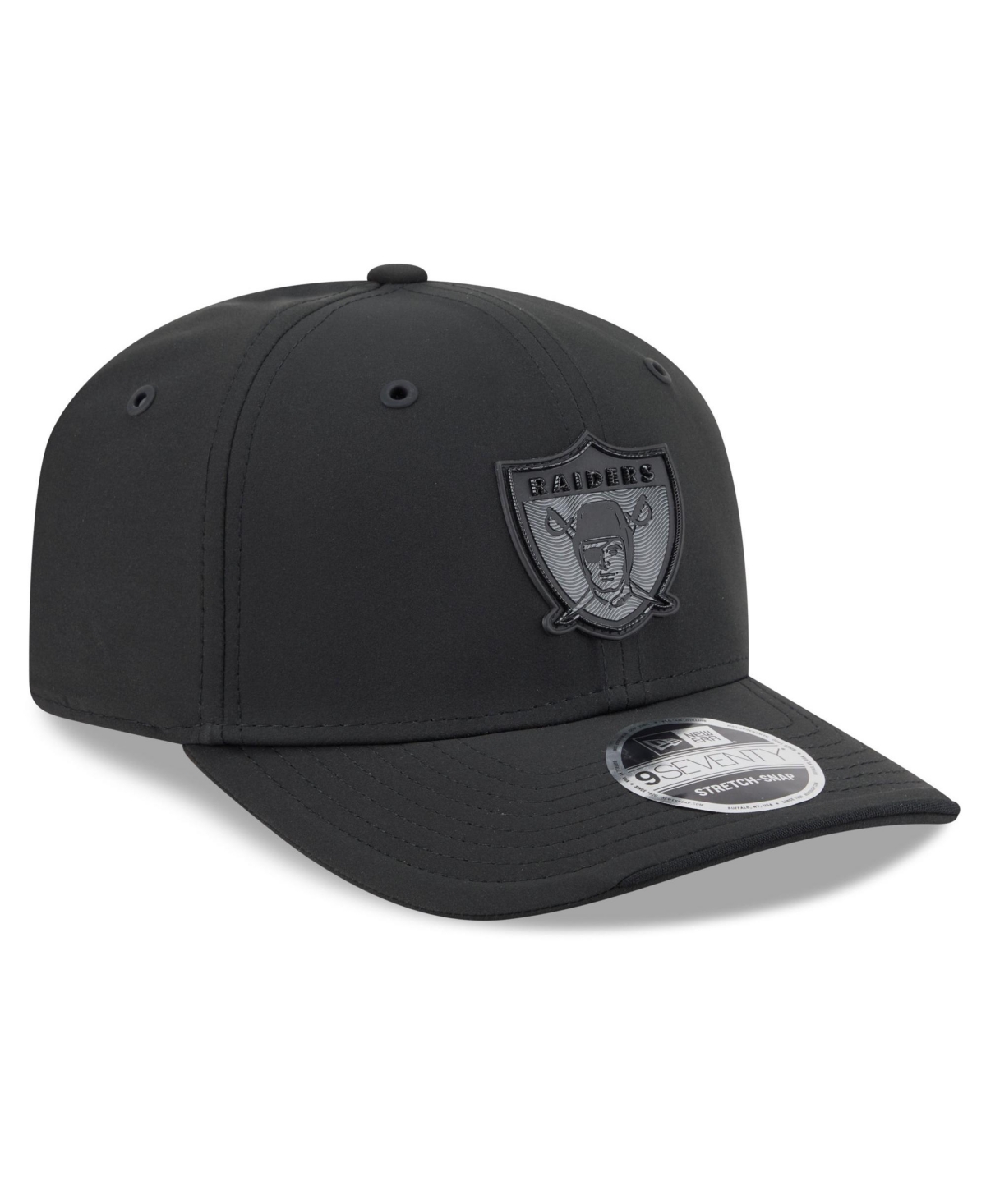 New Era Men's Black Las Vegas Raiders 2026 Sideline 9SEVENTY Adjustable Hat