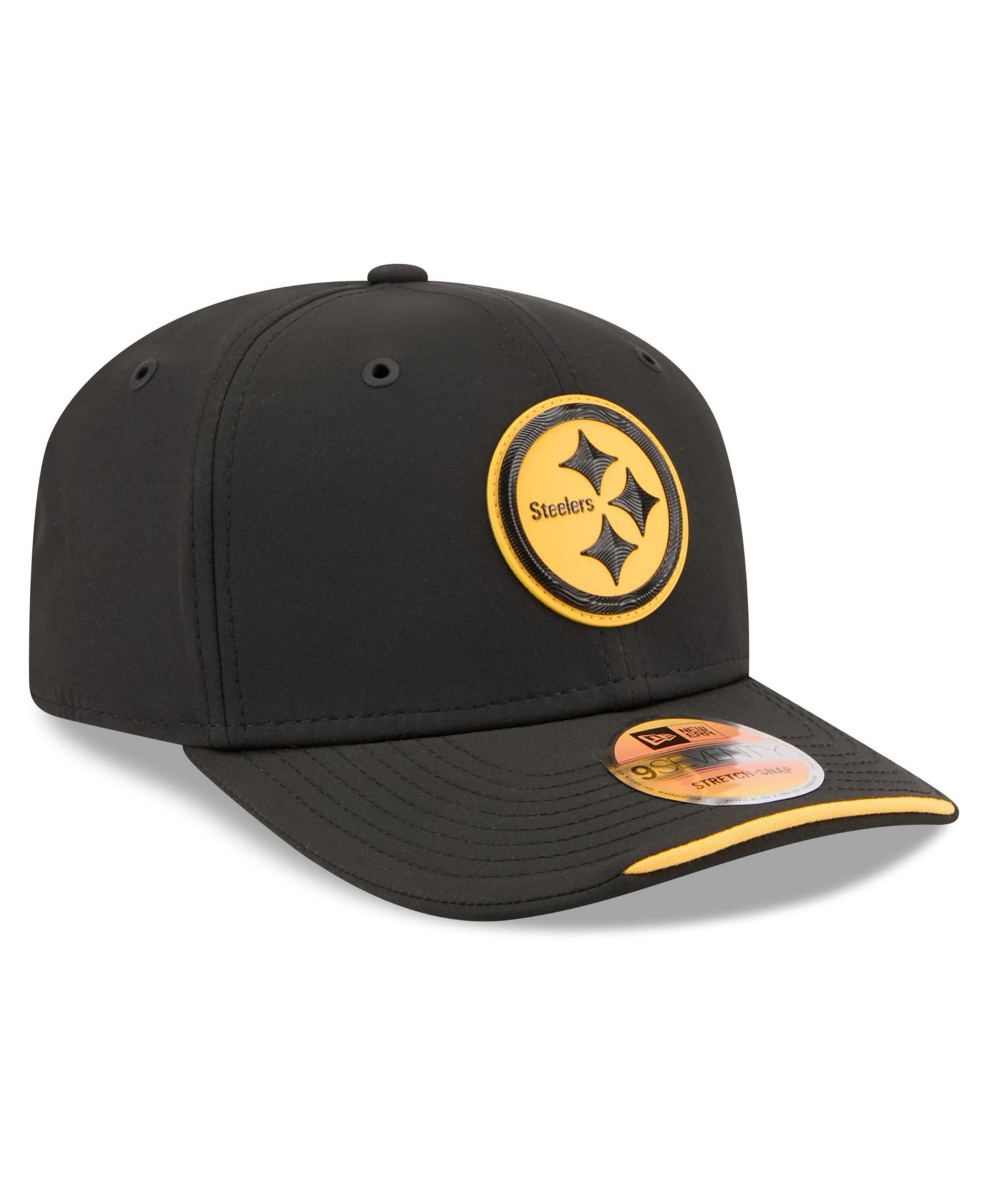 Men's Black Pittsburgh Steelers 2026 Sideline 9SEVENTY Adjustable Hat