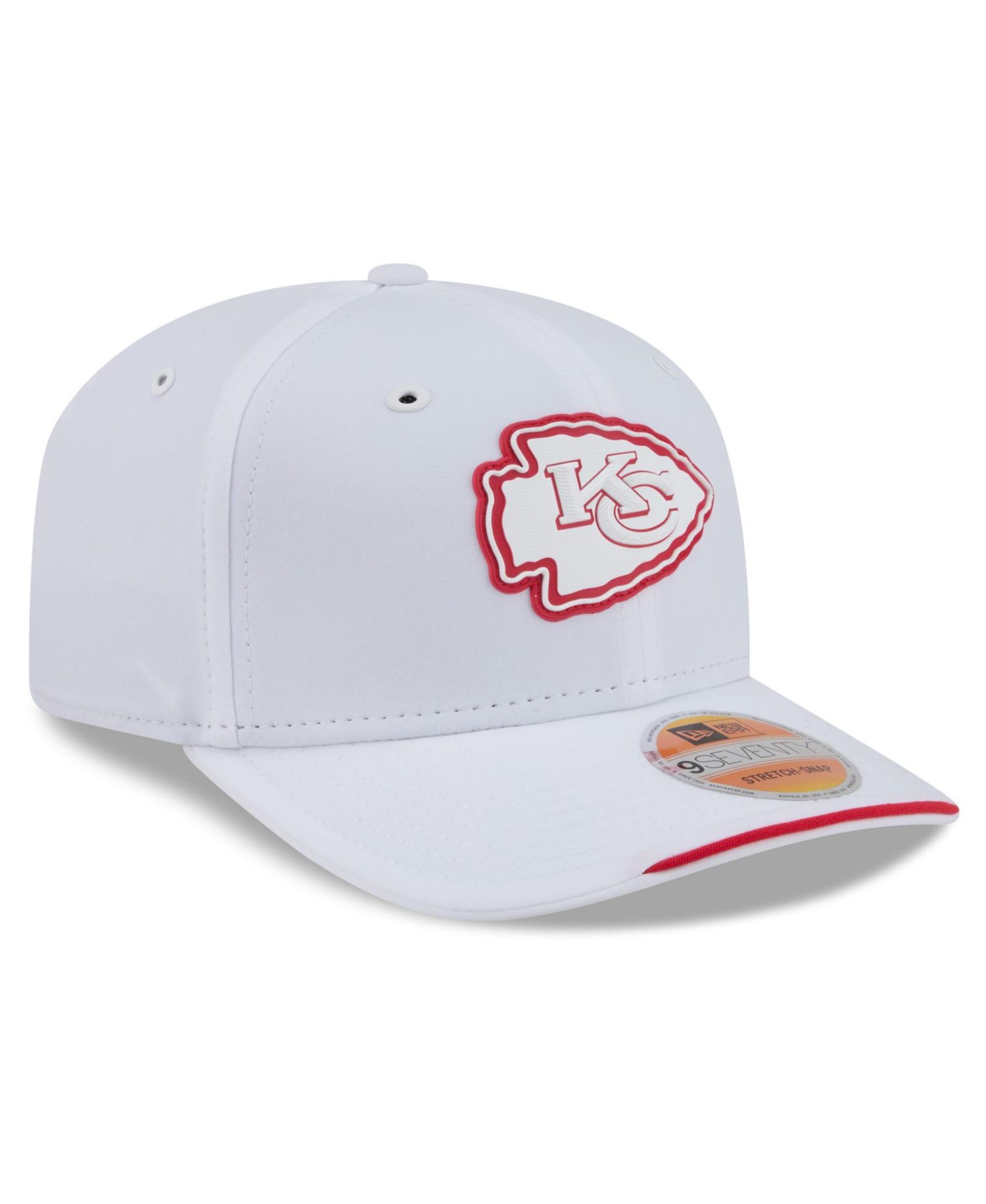 Men's White Kansas City Chiefs 2026 Sideline 9SEVENTY Adjustable Hat