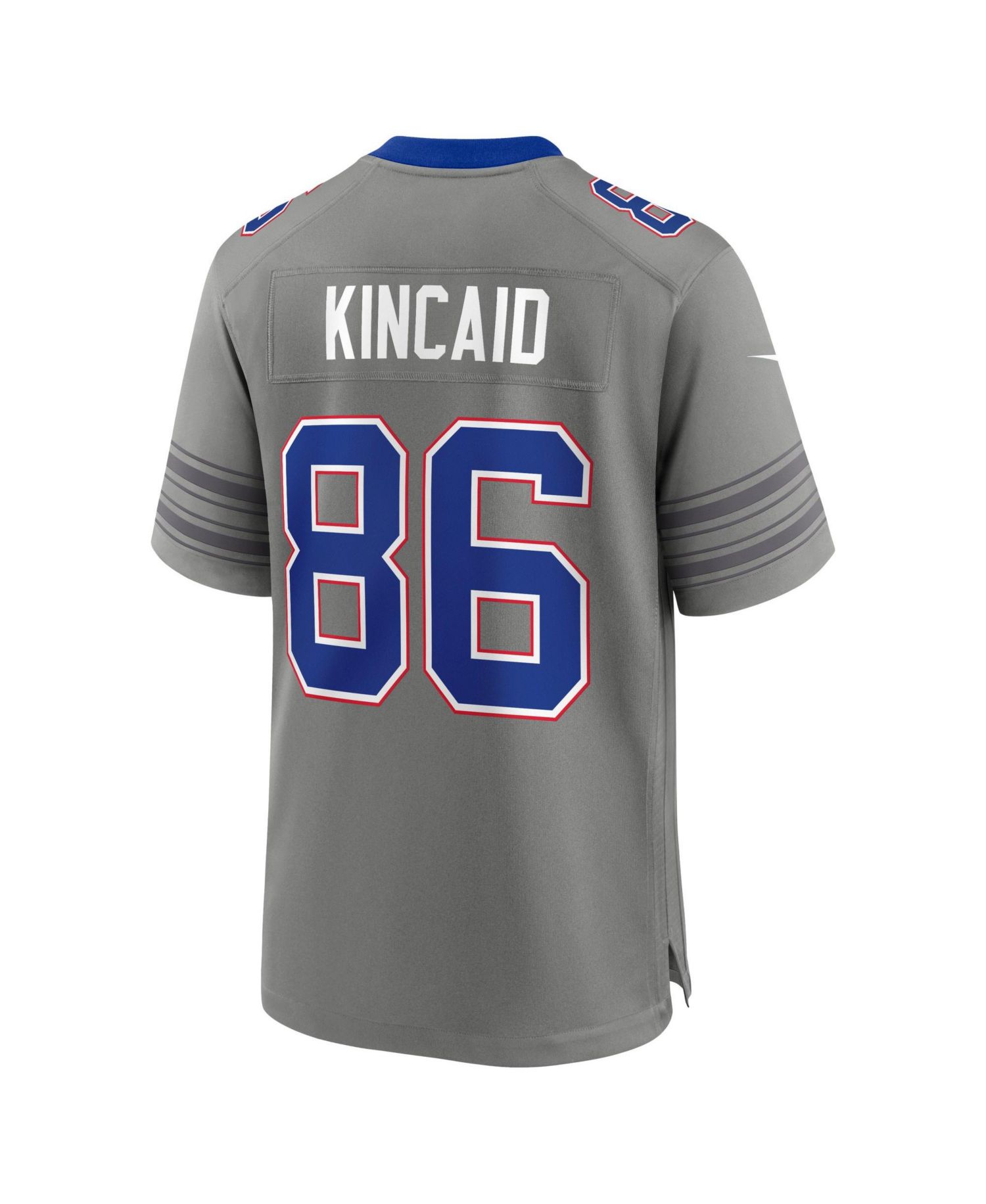 Men's Dalton Kincaid Gray Buffalo Bills Nickel City Game Jersey