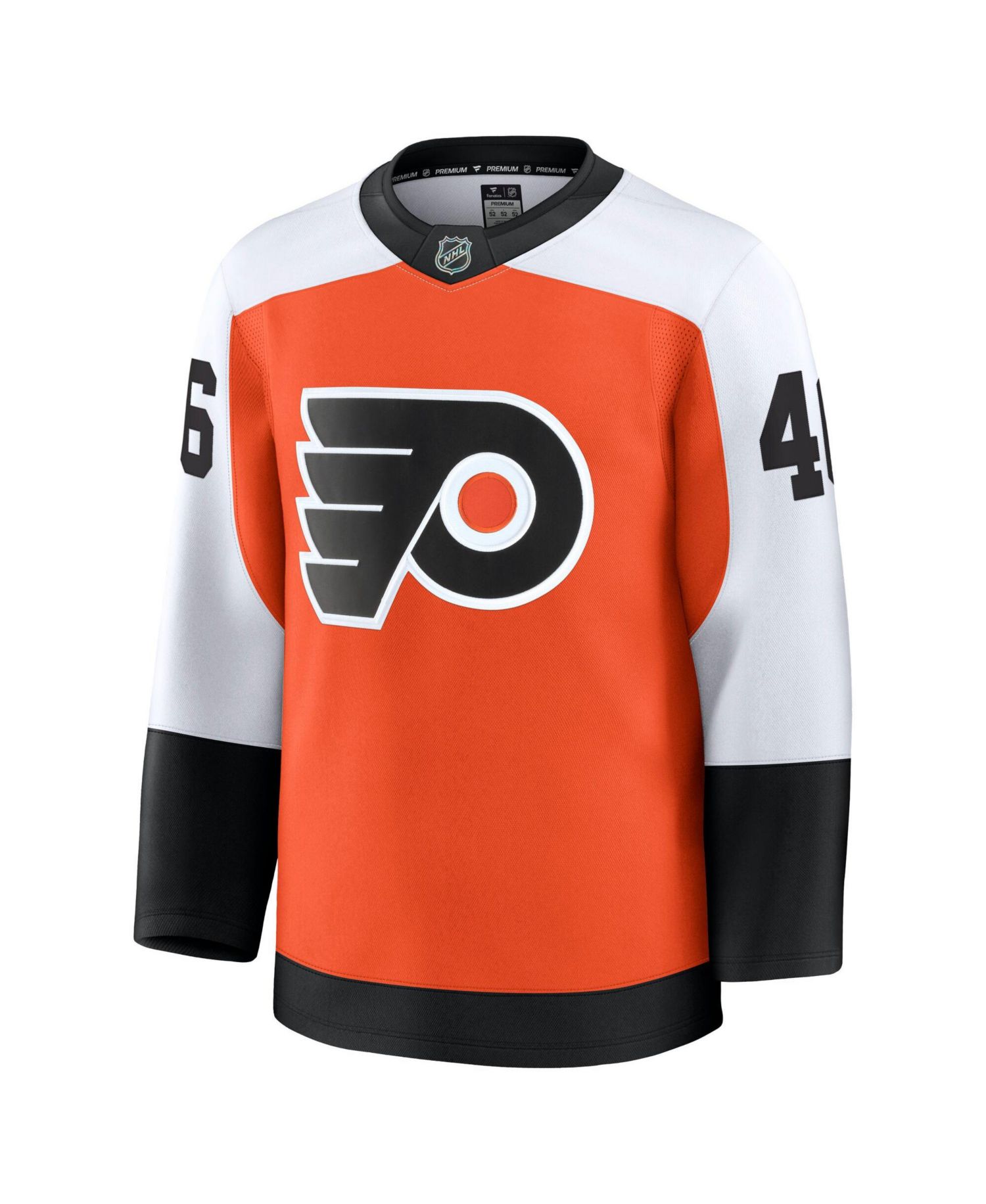 Men's Trevor Zegras Orange Philadelphia Flyers Home Premium Jersey