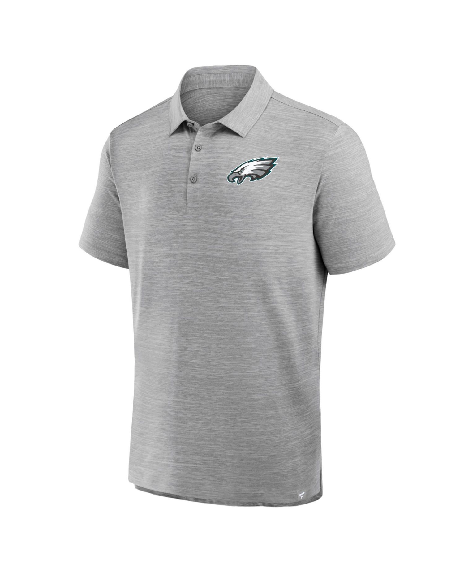Men's Heather Gray Philadelphia Eagles Clutch Polo Shirt