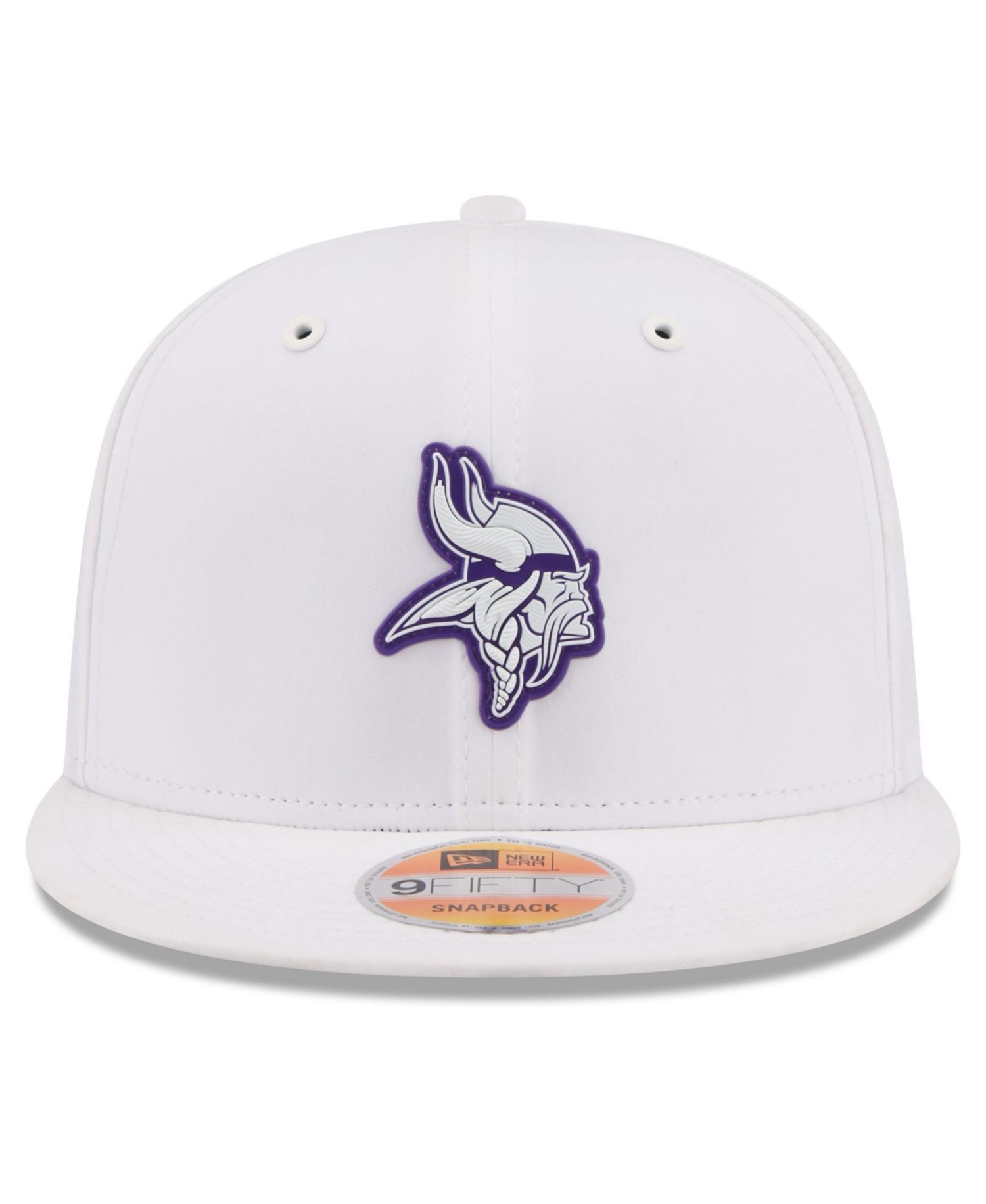 Men's White Minnesota Vikings 2026 Sideline 9FIFTY Snapback Hat