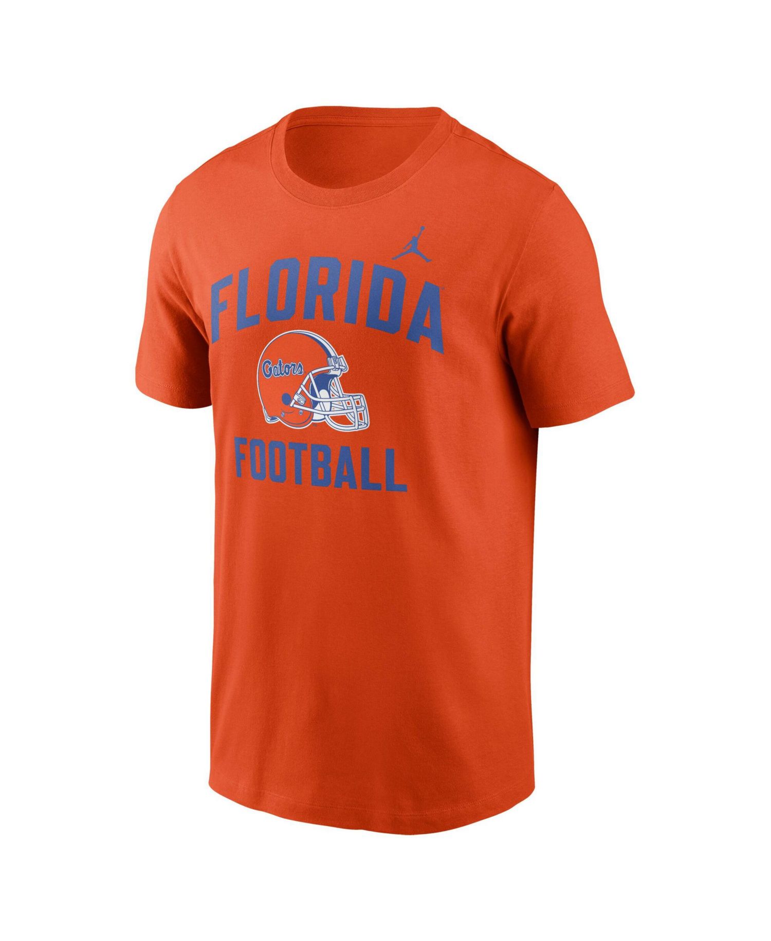 Men's Orange Florida Gators Campus Football Helmet T-Shirt