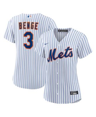 Women's Carson Benge White New York Mets Home Replica Jersey