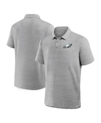 Men's Heather Gray Philadelphia Eagles Clutch Polo Shirt