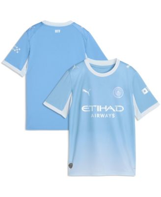 Big Boys and Girls Light Blue Manchester City 2026/27 Home Replica Jersey