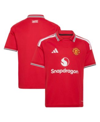 Big Boys and Girls Red Manchester United 2026/27 Home Replica Jersey