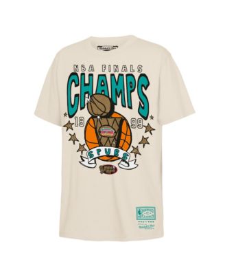 Big Boys and Girls Natural San Antonio Spurs 1999 NBA Finals Champions Hardwood Classics History T-Shirt