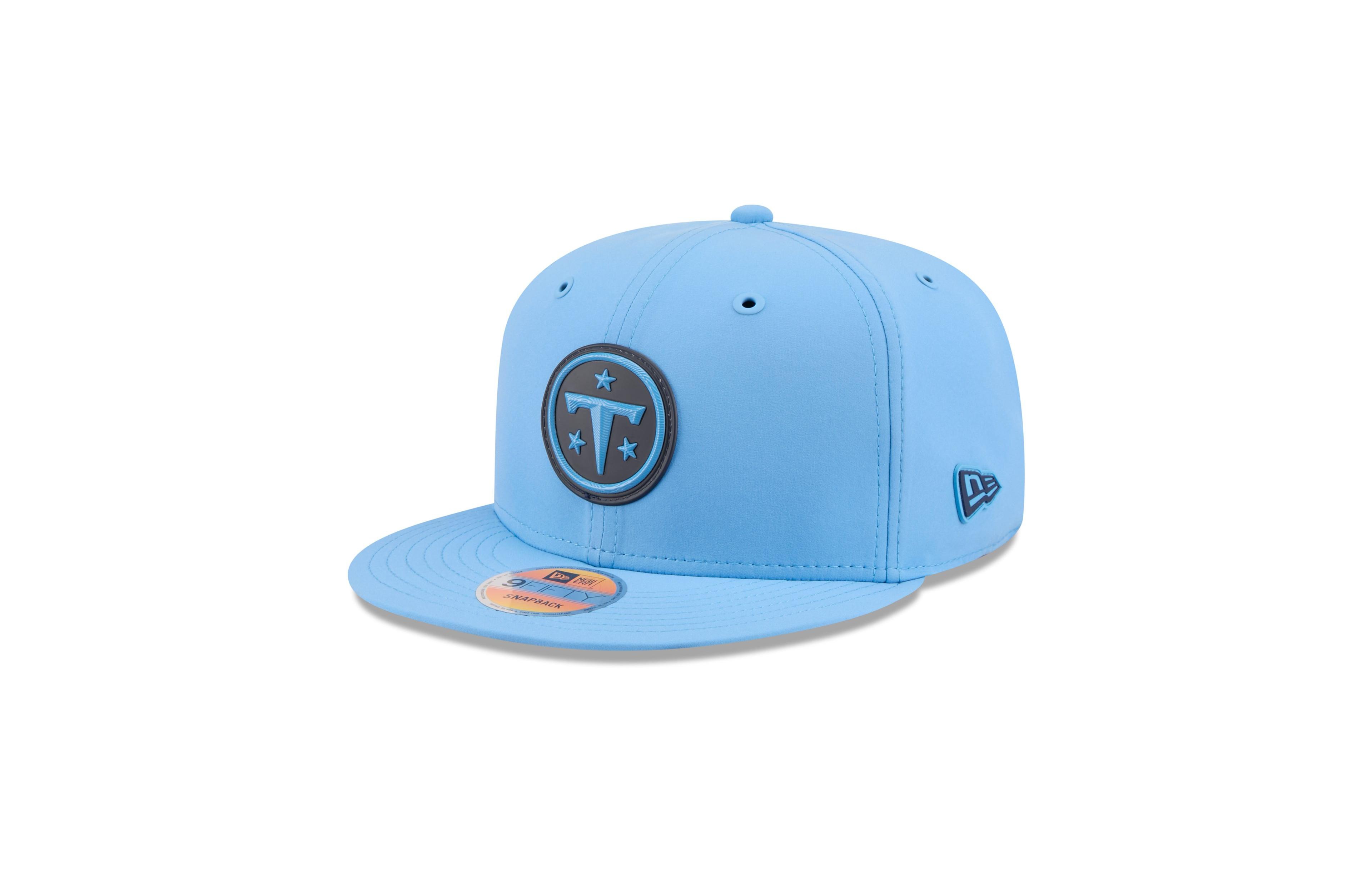 New Era Men's Light Blue Tennessee Titans 2026 Sideline 9FIFTY Snapback Hat