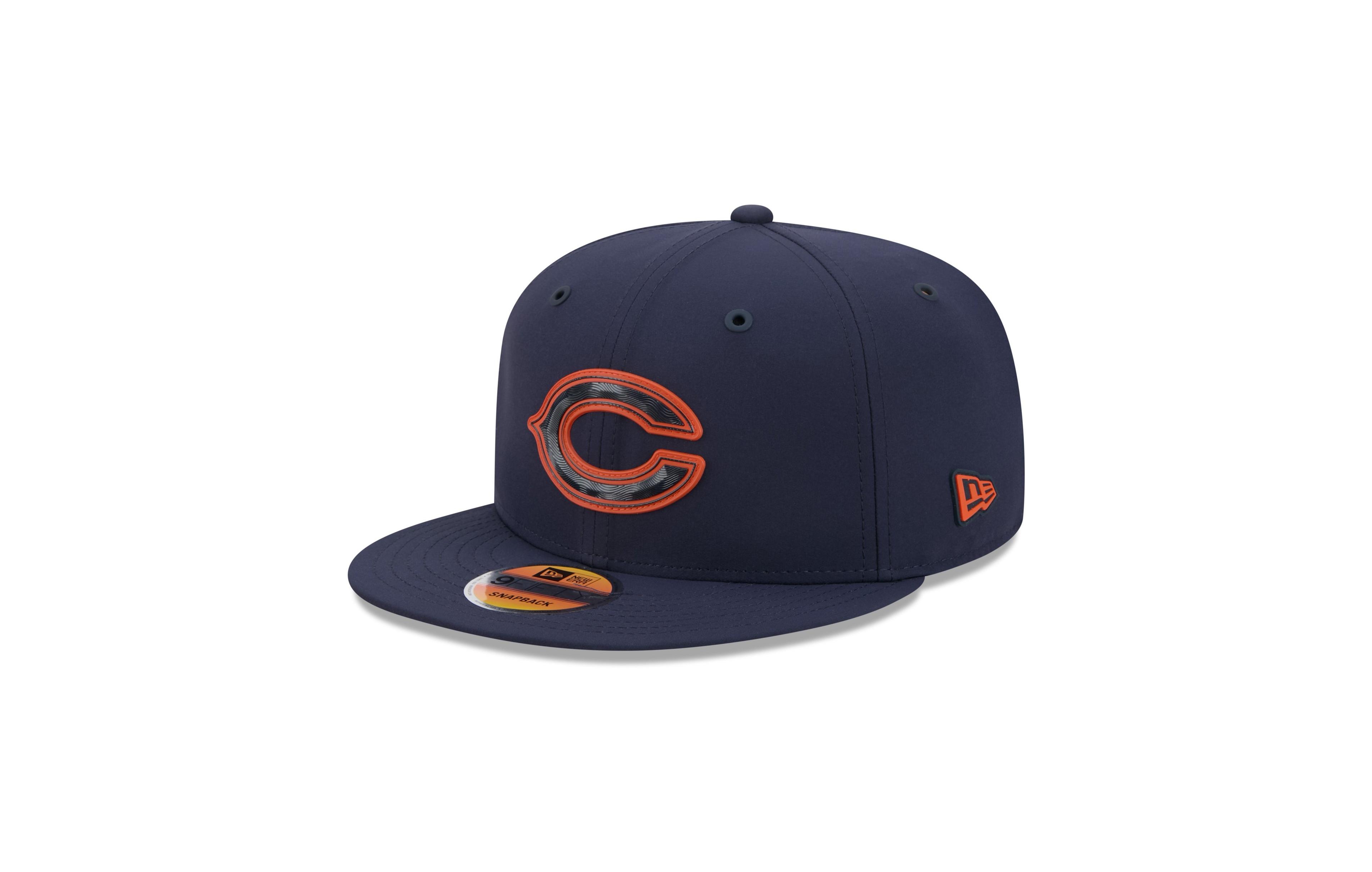 New Era Men's Navy Chicago Bears 2026 Sideline 9FIFTY Snapback Hat