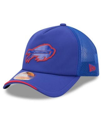Men's Royal Buffalo Bills 2026 Sideline Apex 9FORTY Adjustable Trucker Hat
