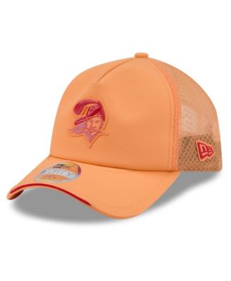 Men's Orange Tampa Bay Buccaneers 2026 Sideline Throwback Apex 9FORTY Adjustable Trucker Hat