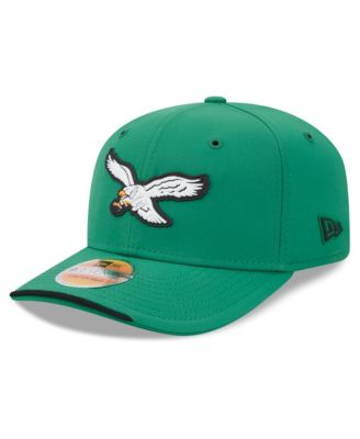Men's Kelly Green Philadelphia Eagles 2026 Sideline Throwback 9SEVENTY Adjustable Hat