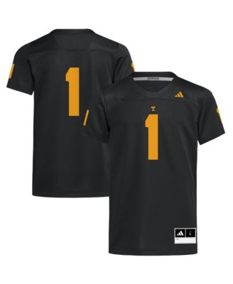 Big Boys and Girls 1 Black Tennessee Volunteers Replica Football Jersey