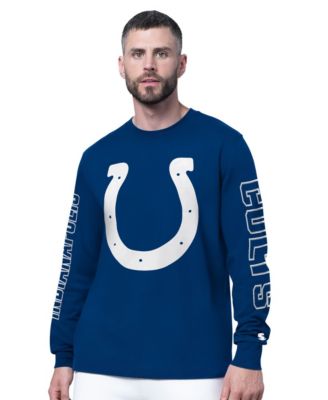 Men's Royal Indianapolis Colts Clutch Hit II Long-Sleeve T-Shirt