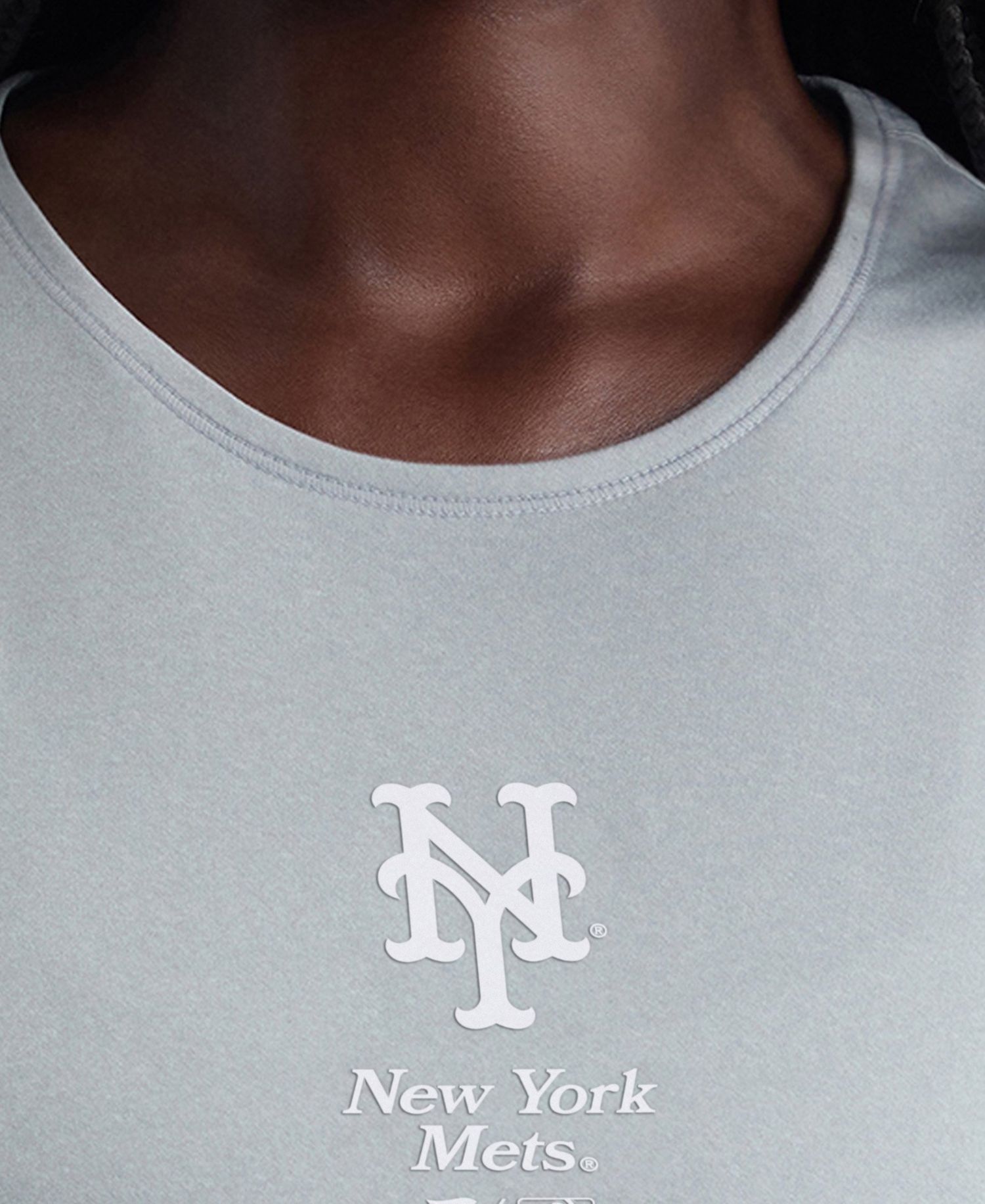 Women's New York Mets Clutch Athletic-Fit Crewneck Tank Top