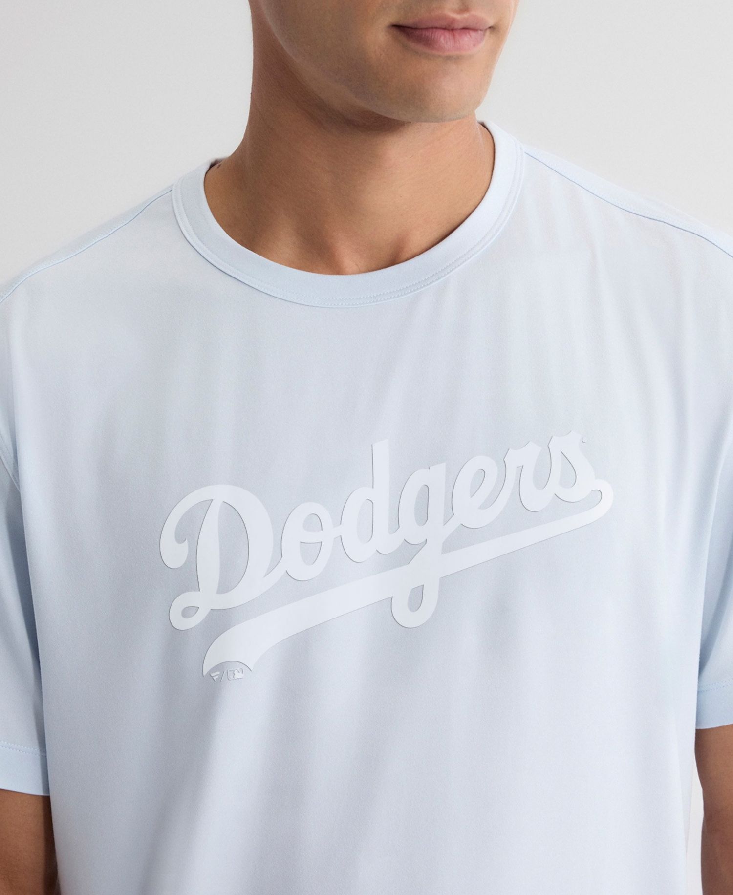 Men's Light Blue Los Angeles Dodgers Clutch Winning Edge T-Shirt
