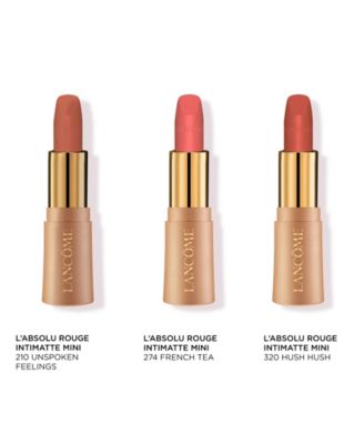 LANCOME L'ABSOLU ROUGE 3本セット Lancôme 3-Piece L'Absolu Rouge Intimatte Soft Matte Lipstick Trio