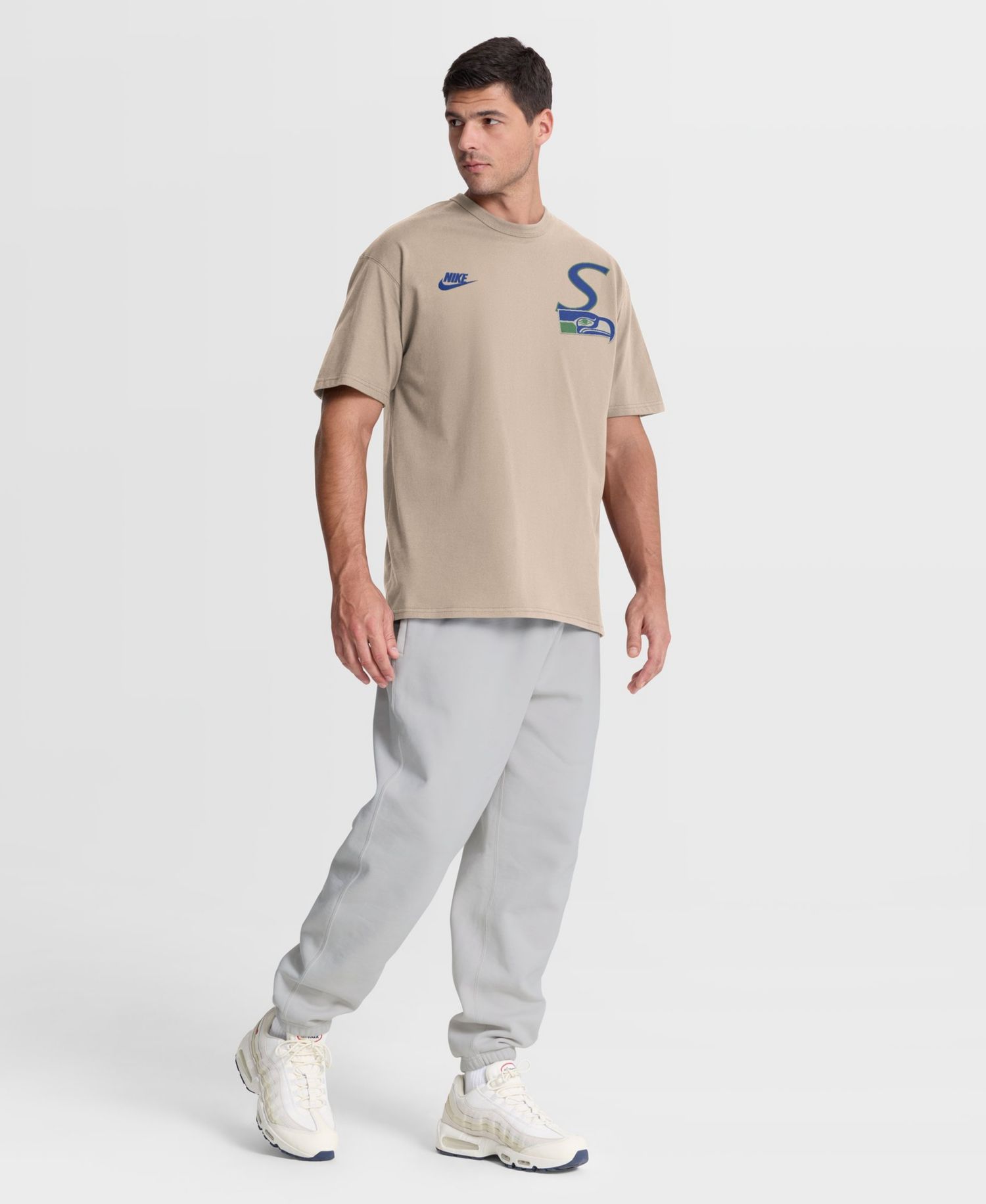 Men's Sand Seattle Seahawks Night Primary Max90 T-Shirt