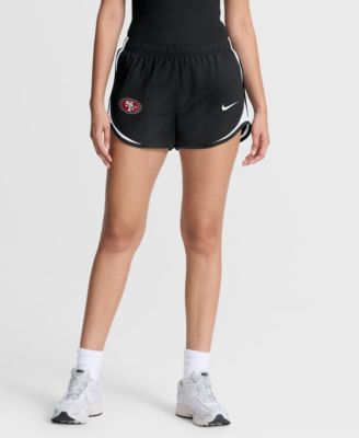 Women's Black San Francisco 49ers Tempo Mid- Dri-FIT Shorts