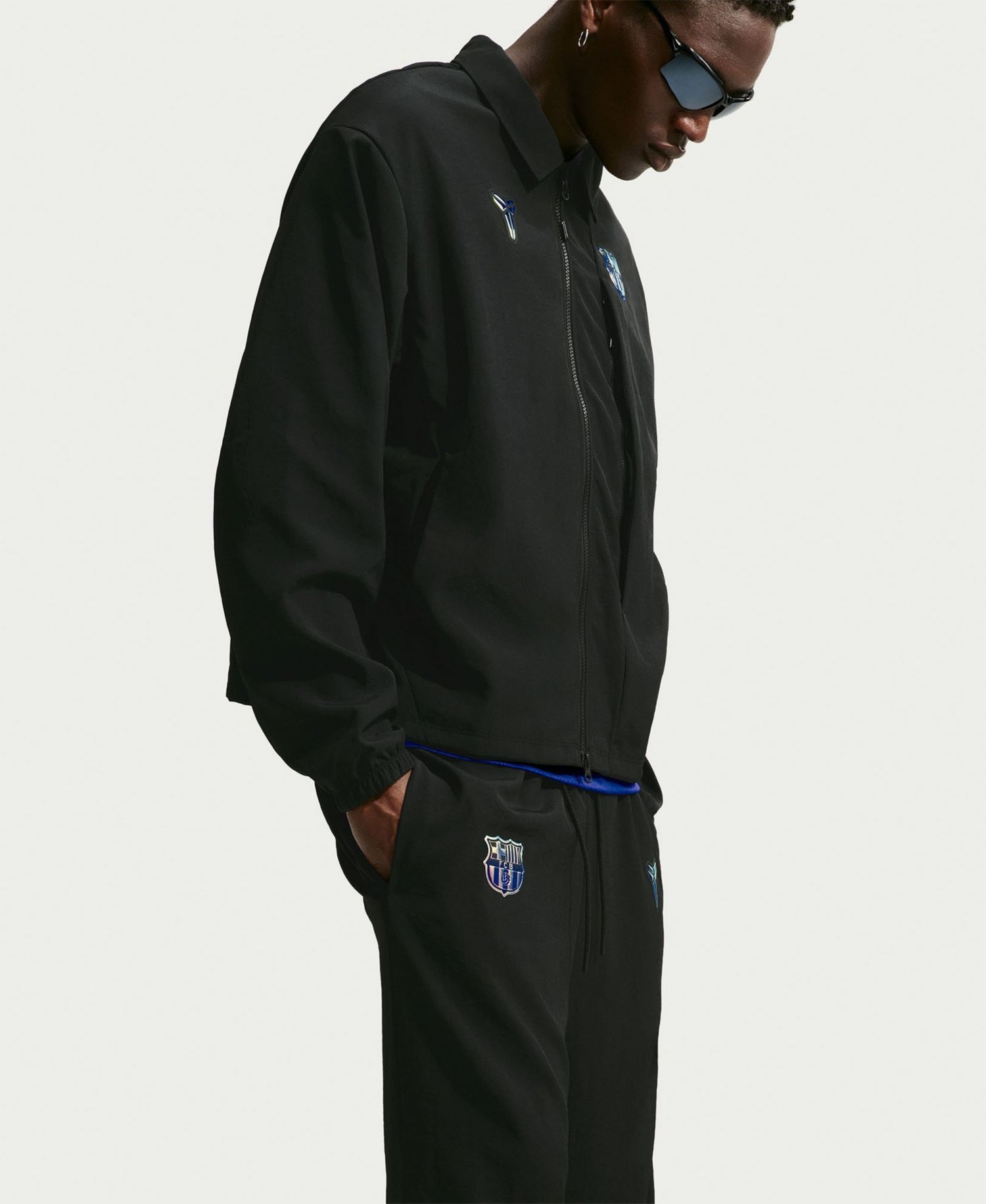 Men's Black Barcelona 2026/27 Away Woven Pants