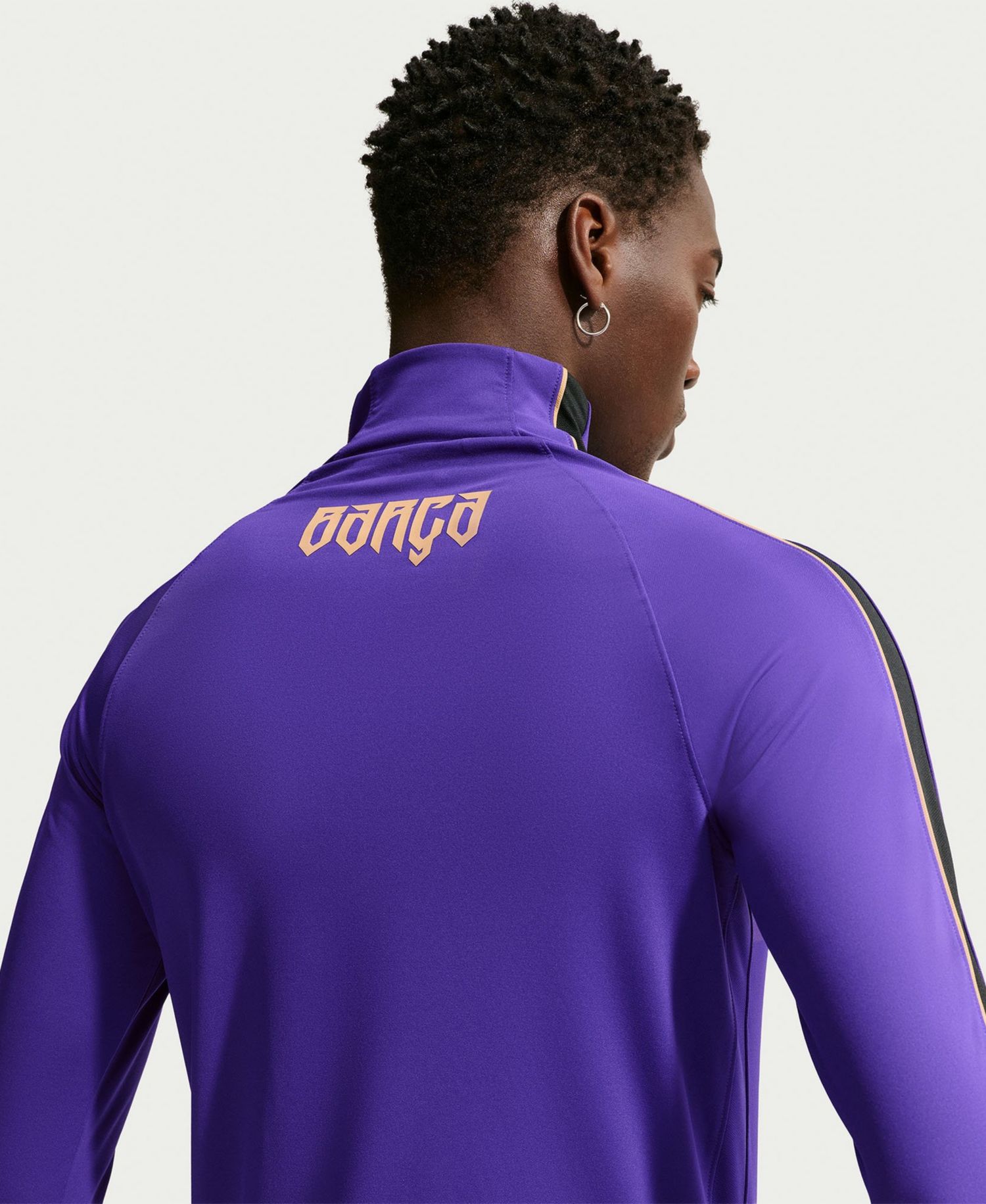 Men's Purple Barcelona 2026/27 Away Strike Drill Dri-FIT Quarter-Zip Top