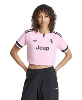 Women's Pink Juventus 2026/27 Away Cropped Replica Jersey