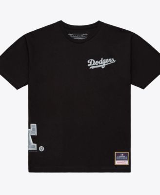 Men's Black Los Angeles Dodgers Chrome Heritage T-Shirt
