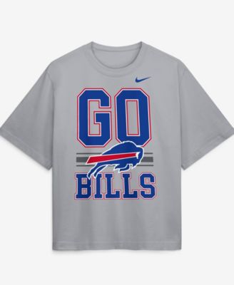 Women's Gray Buffalo Bills Alternate Boxy T-Shirt