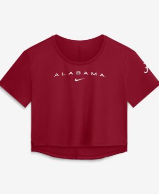 Women's Crimson Alabama Crimson Tide Premium Performance Dri-FIT Cropped Top