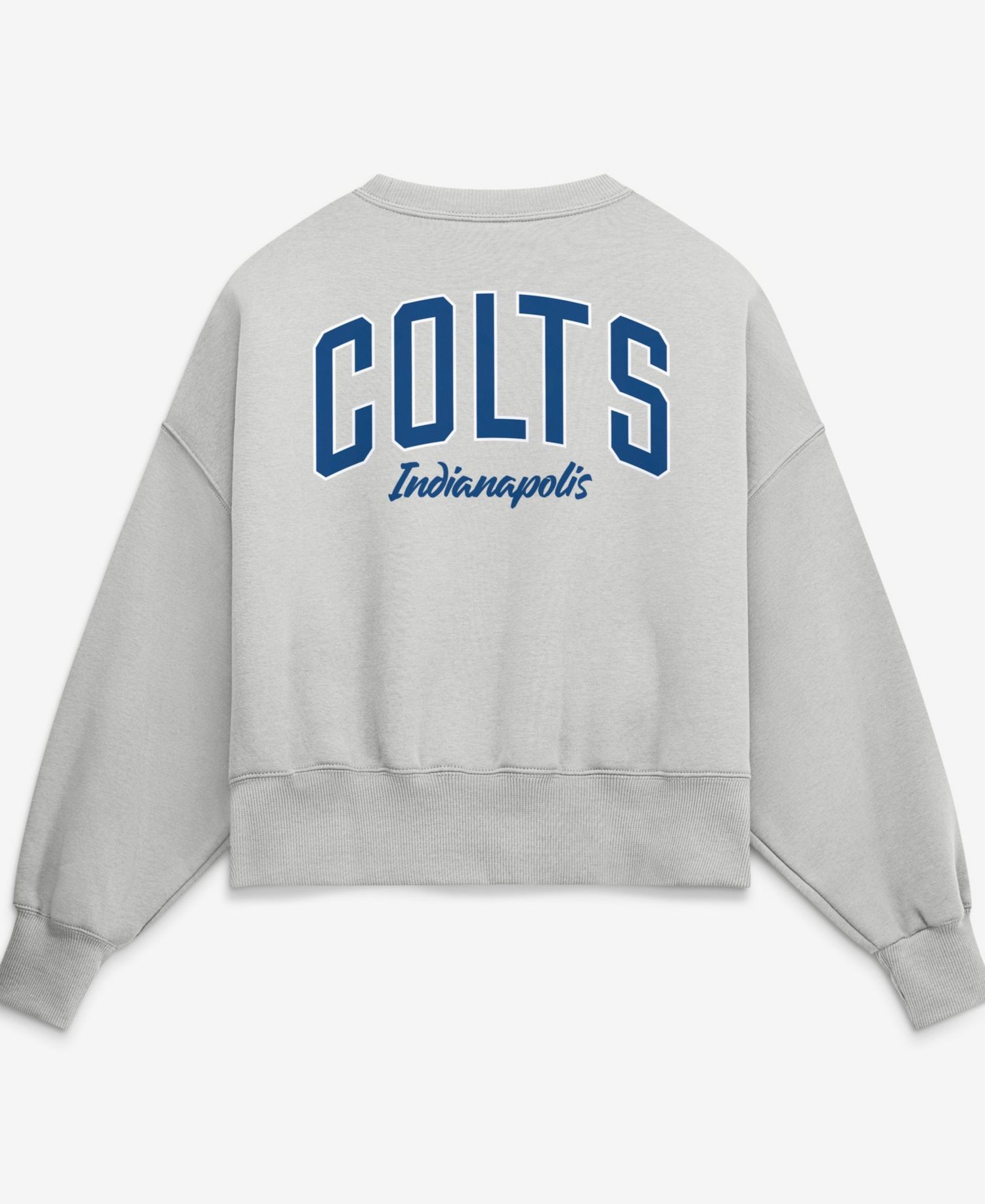 Women's Gray Indianapolis Colts Oversized Primetime Phoenix Fleece Sweatshirt