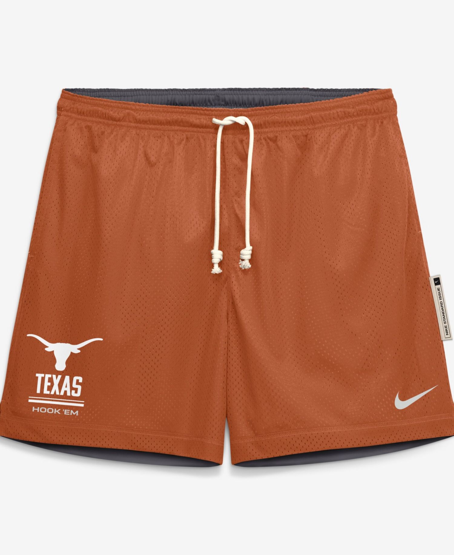 Men's Texas Orange/Anthracite Texas Longhorns 2026 Sideline Standard Issue Reversible Dri-FIT Shorts