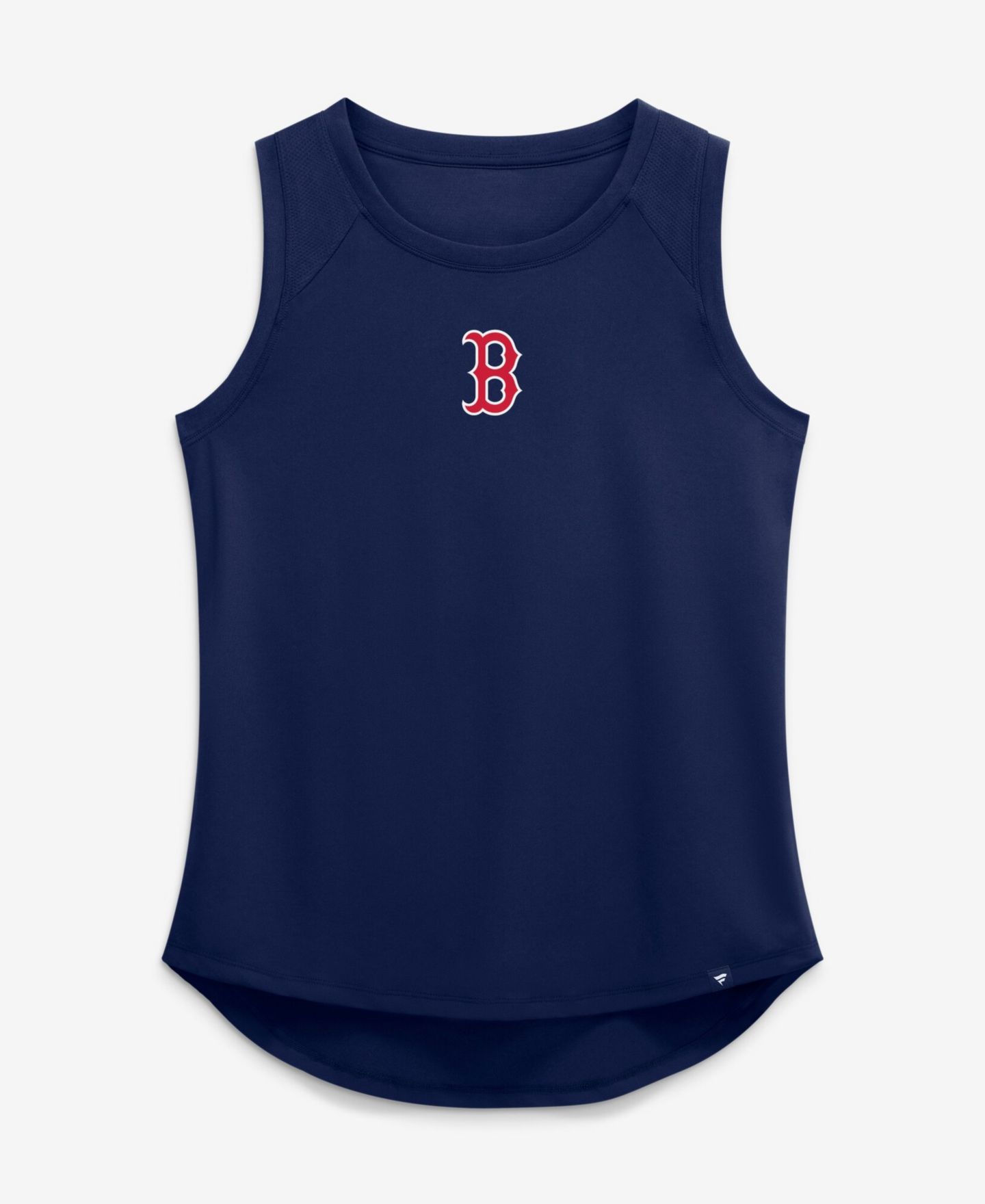 Женский топ Fanatics Navy Boston Red Sox Draped Mesh Back Performance — фото 5
