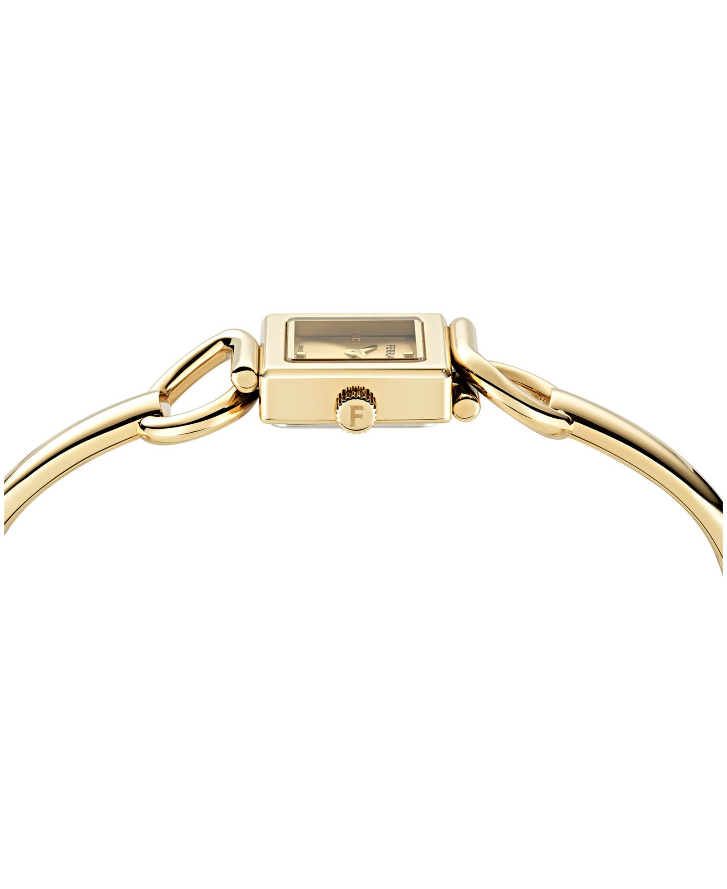 Женские часы Ferragamo Gancini Bangle Gold-Tone Bracelet Watch 18mm — фото 2