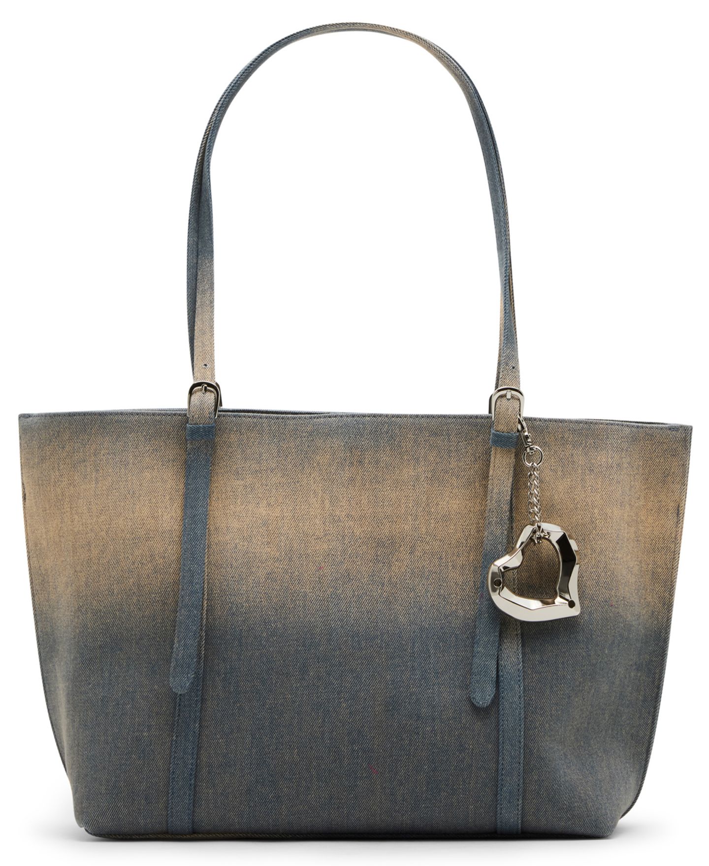 Женская сумка Betsey Johnson Slouchy Denim Tote Handbag, цвет: Джинсовый — фото 1