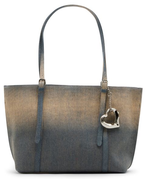 Женская сумка Betsey Johnson Slouchy Denim Tote, цвет: Джинсовый