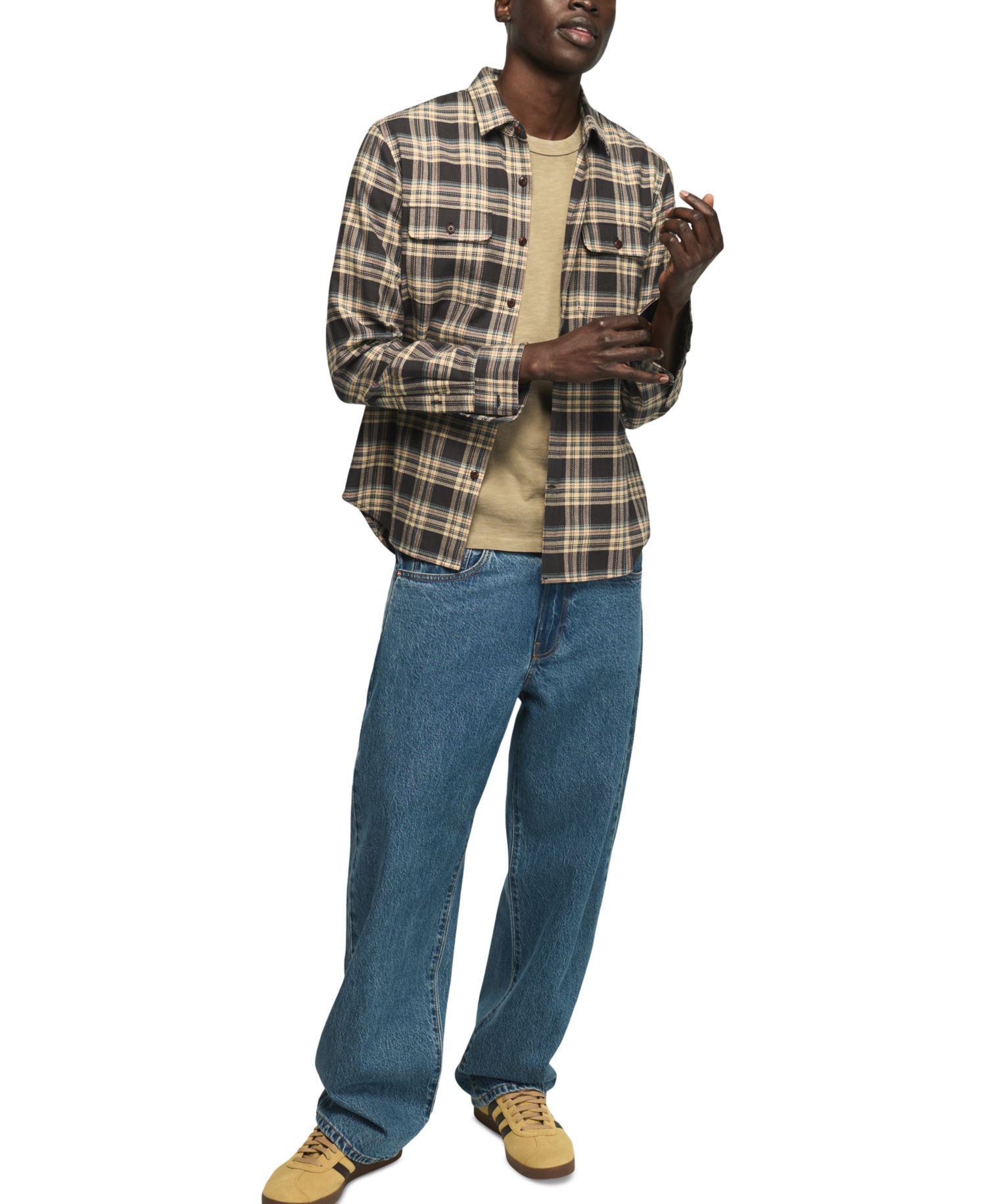 Men's Humboldt Herringbone Plaid Shirt