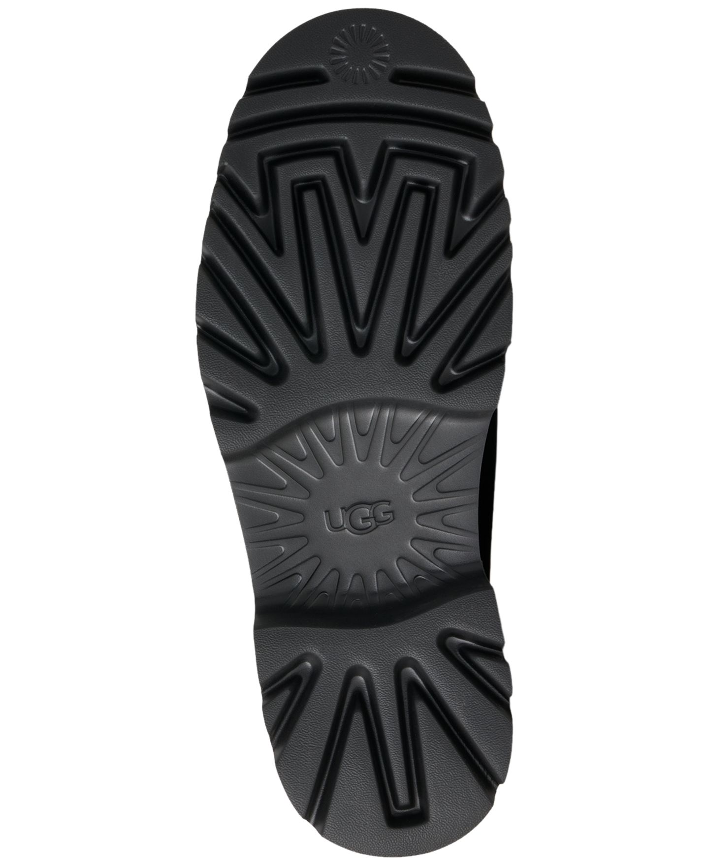 Женские сабо UGG® Uptowner Slip-On Mule, цвет: Чёрный кожаный — фото 4