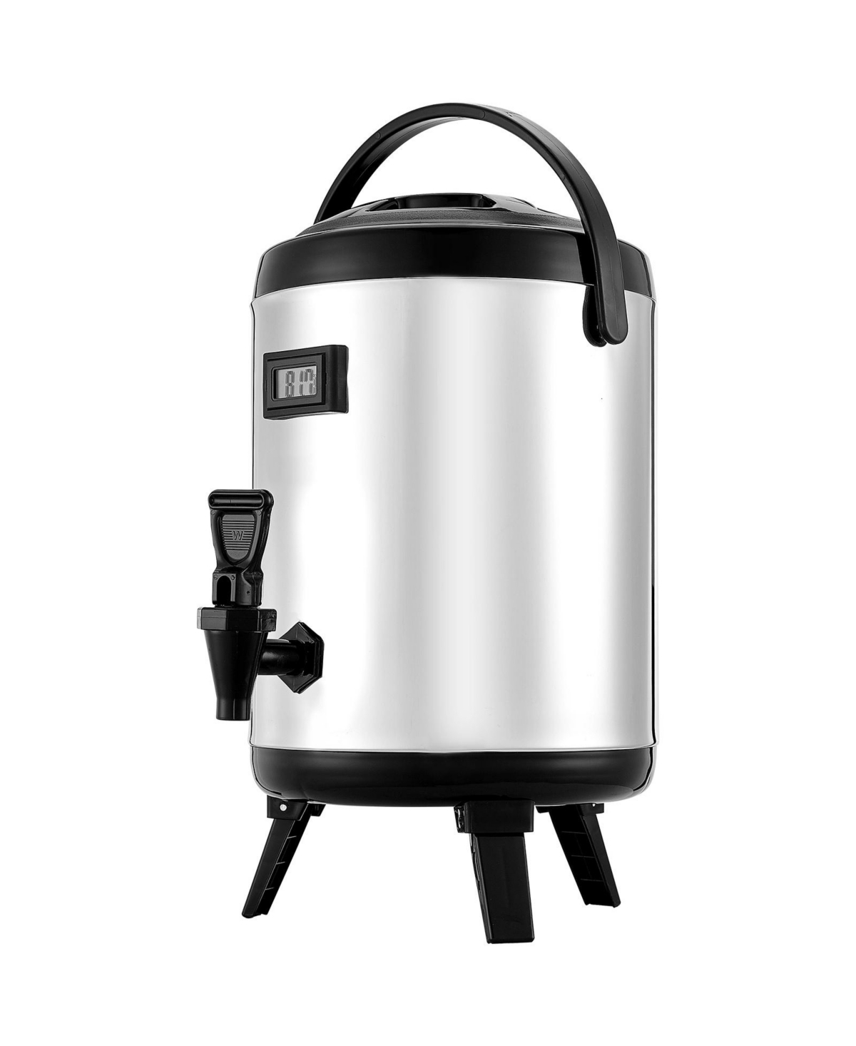 Sugift 1.5 Gallon Insulated Beverage Dispenser with Temperature Display and Drip-Free Spigot