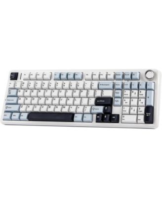 F99 PRO Wireless Mechanical Gaming Keyboard, Tri-Mode BT Type-C, RGB Backlit with Multifunctional Knob, 8000mAh Battery