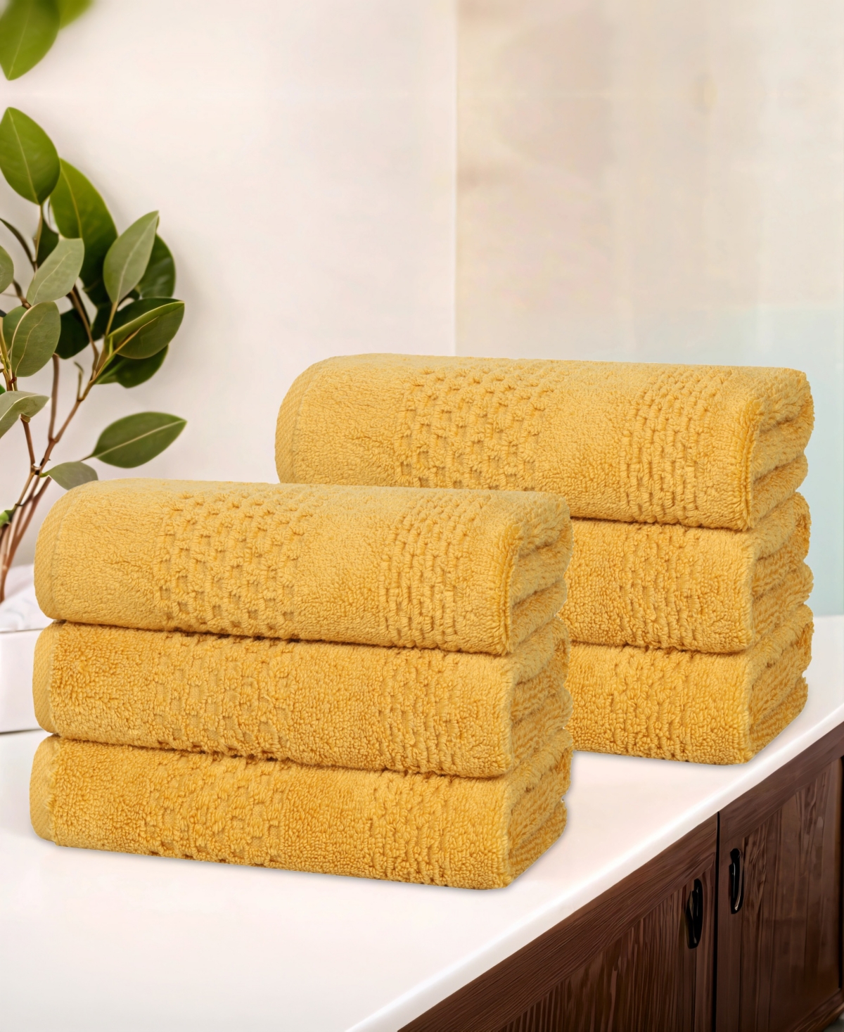 Superior Playa Cotton 6-Piece Hand Towels Set